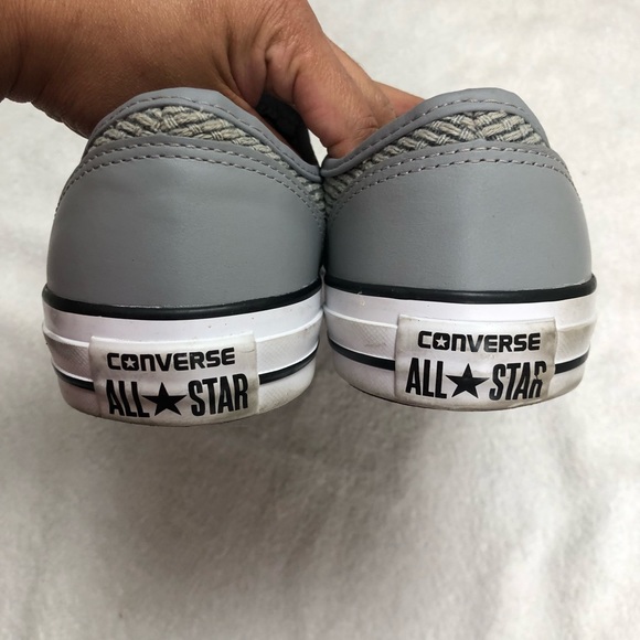 Converse All Star unisex Overlay Smoke Gray Womens 12/ mens 10 - Picture 8 of 10